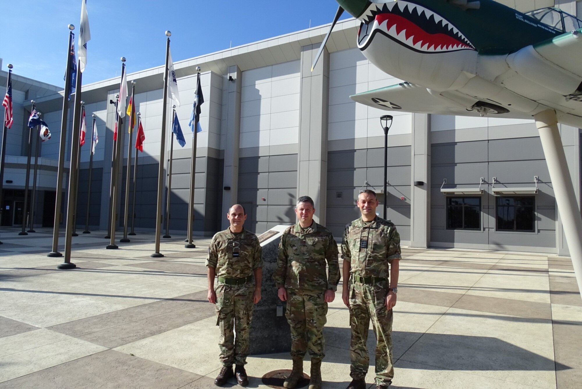 UK Space Command operations commander visits CFSCC