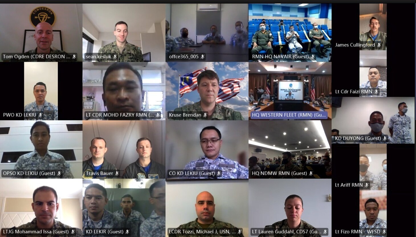 Personnel from Malaysia and the U.S. kicked off Maritime Training Activity (MTA) Malaysia 2021 during a virtual opening ceremony, Nov. 23. MTA Malaysia is a continuation of 27 years of U.S. Navy and Royal Malaysian Navy serving to enhance mutual capabilities in ensuring maritime peace and stability.
