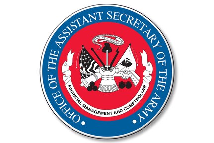 A graphic of the Seal of the Office of the Assistant Secretary of the Army for Financial Management and Comptroller. (U.S. Army graphic)