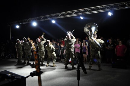 After a long, pandemic-crushing hiatus, the 39th Army Band returns to its musical roots with a week of live performances beginning Nov. 8 at the Penacook Elementary School in Concord. (courtesy photo)
