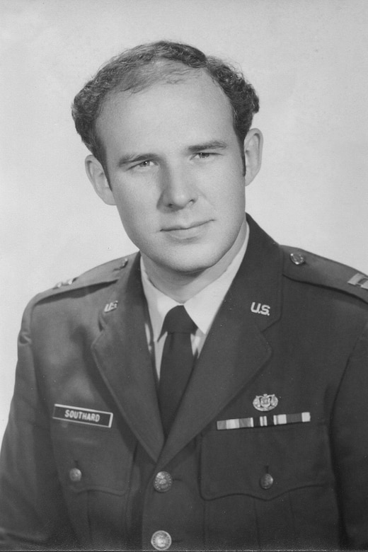 Retired U.S. Air Force Col. John B. Southard, Jr., seen here as a captain in an undated portrait.  This portrait is donated to the Kentucky National Guard to help tell the story of photographer James R. Southard, Southard Jr.'s son, documenting Kentucky National Guard members (Photograph courtesy of James R. Southard).