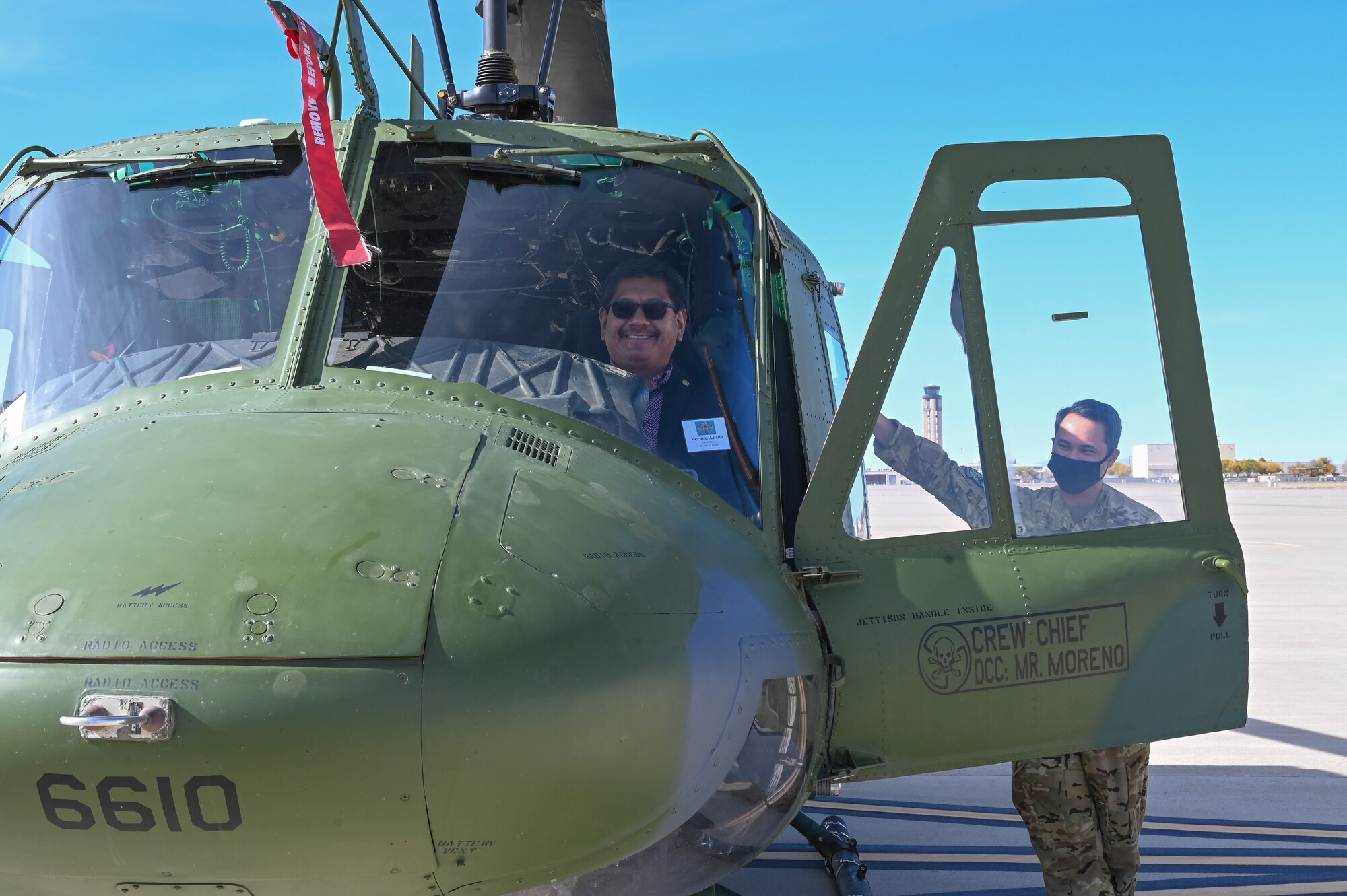 Various New Mexico Pueblo tribal members visited the 58th Special Operations Wing at Kirtland Air Force Base, New Mexico, on Nov. 15, 2021.