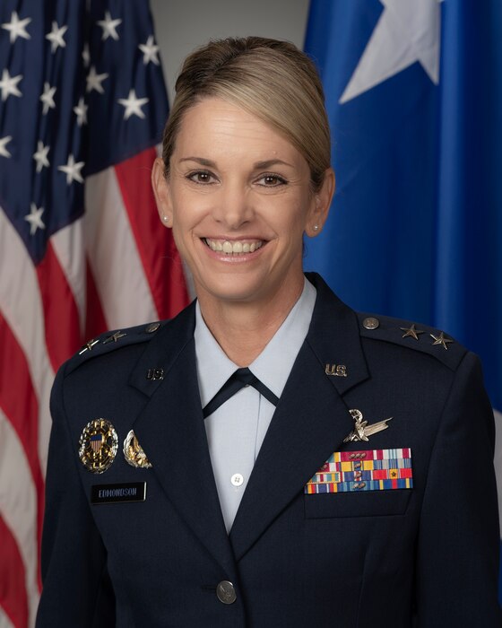 This is the official portrait of Maj. Gen. Michele C. Edmondson.