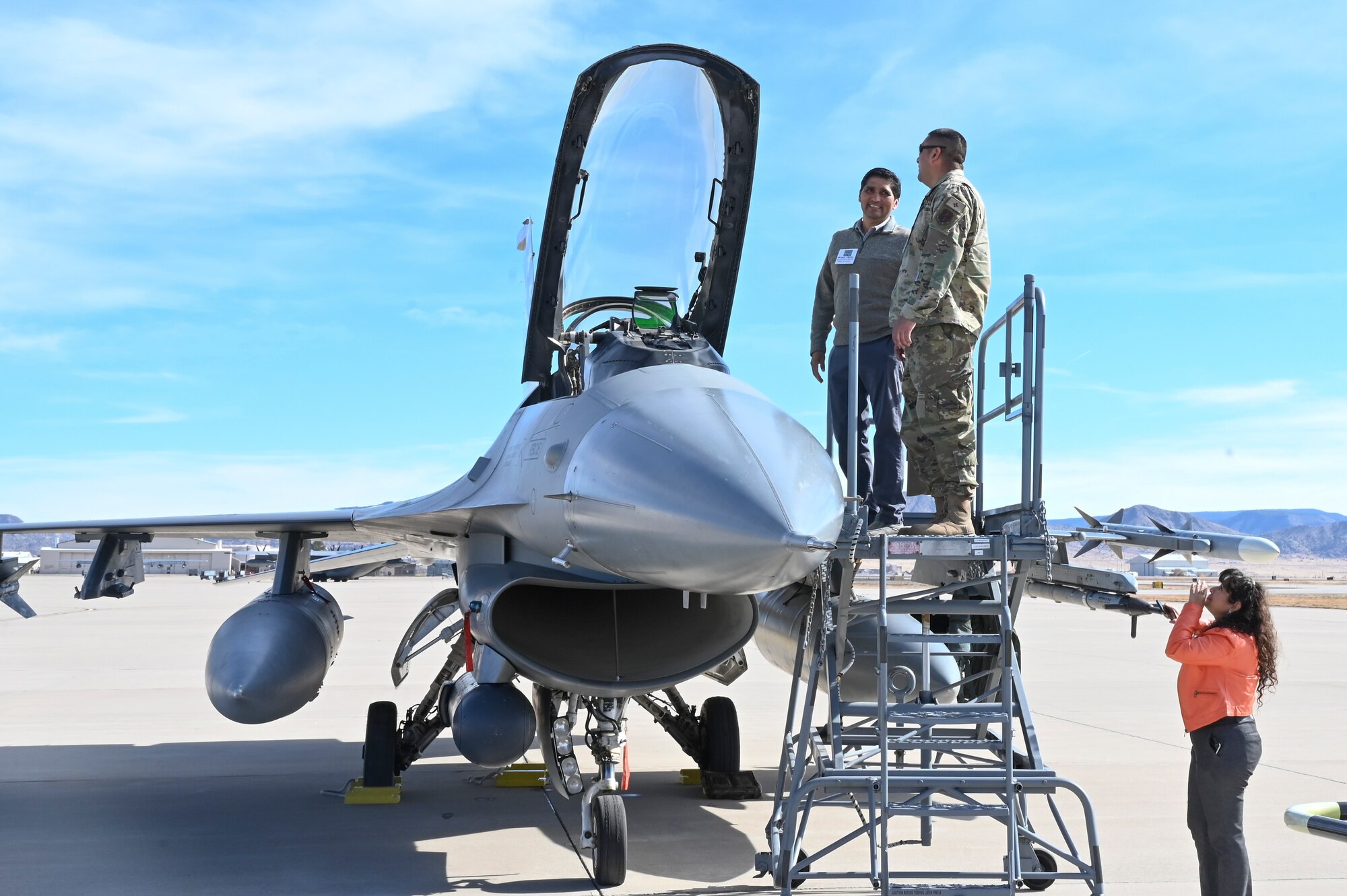 Various New Mexico Pueblo tribal members visited the 58th Special Operations Wing at Kirtland Air Force Base, New Mexico, on Nov. 15, 2021.