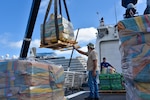 Coast Guard Cutter Hamilton offloads seized contraband