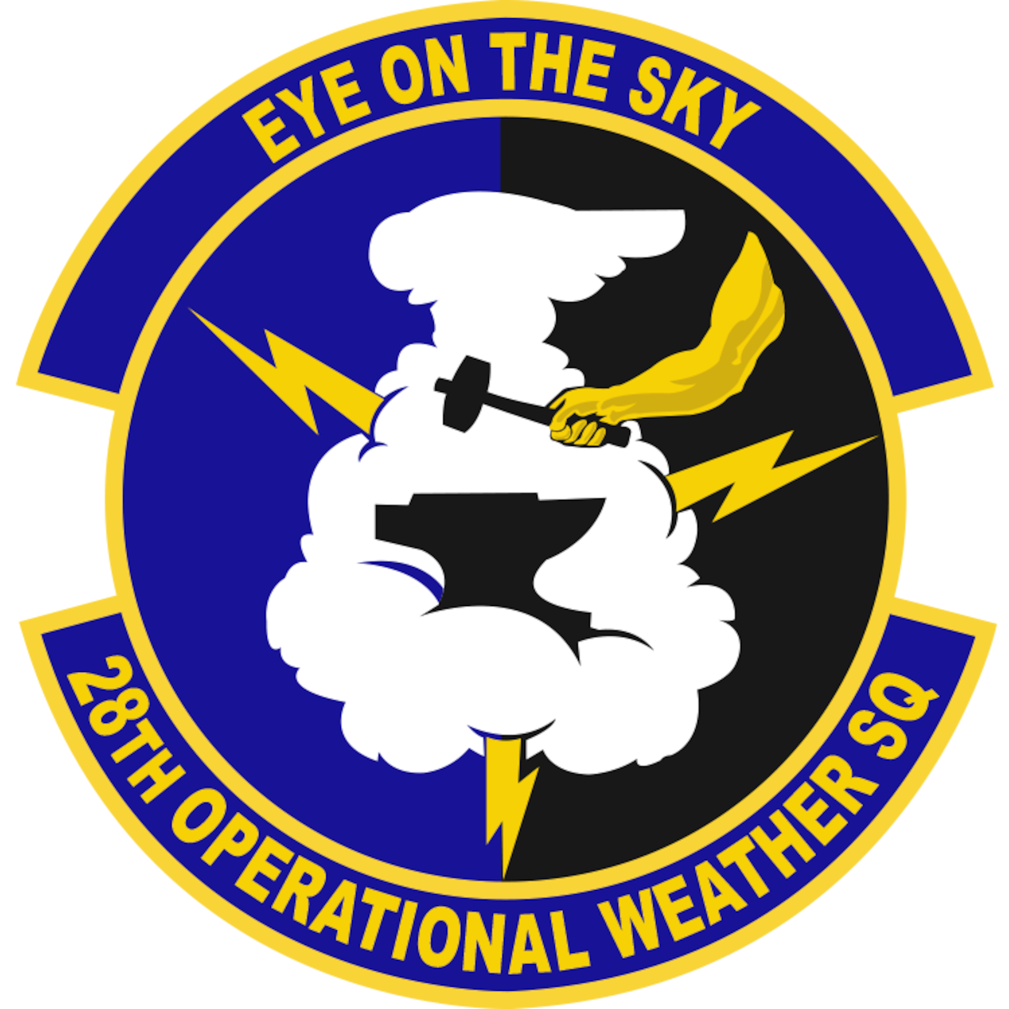 Official shield for 28th Operational Weather Squadron