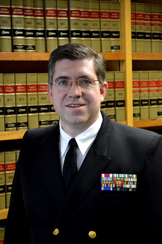 A portrait of Capt. Kevin Kelly, who recently retired from the Navy Reserve Law Program.