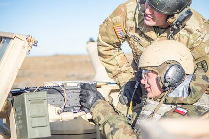 Polish soldiers attended Idaho National Guard M1 Abrams tank training in October and November to observe best practices as Polish Land Forces seek to develop their own training capability.