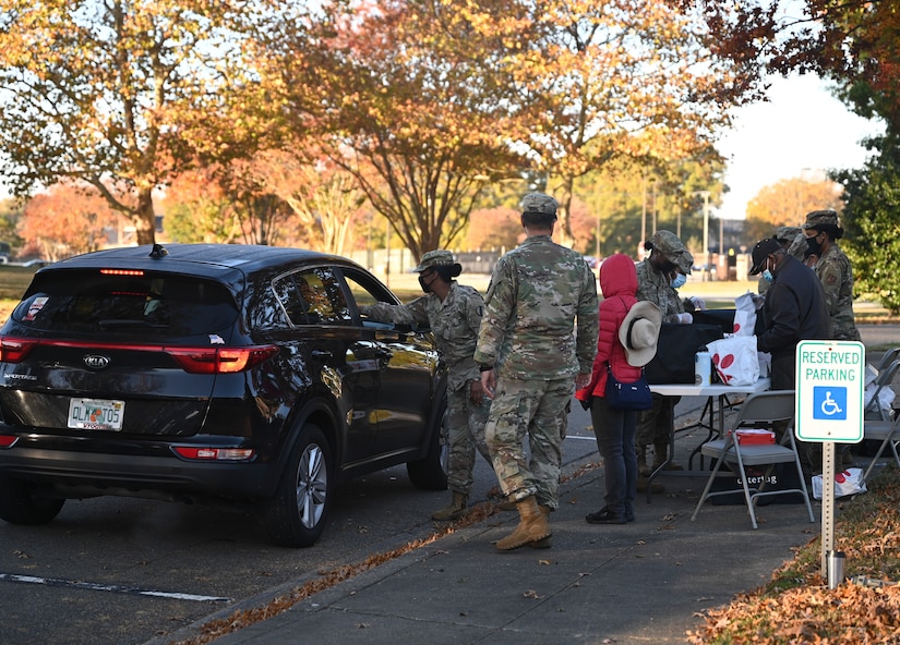 The Regimental Memorial Chapel hosts Thanksgiving drive-thru event