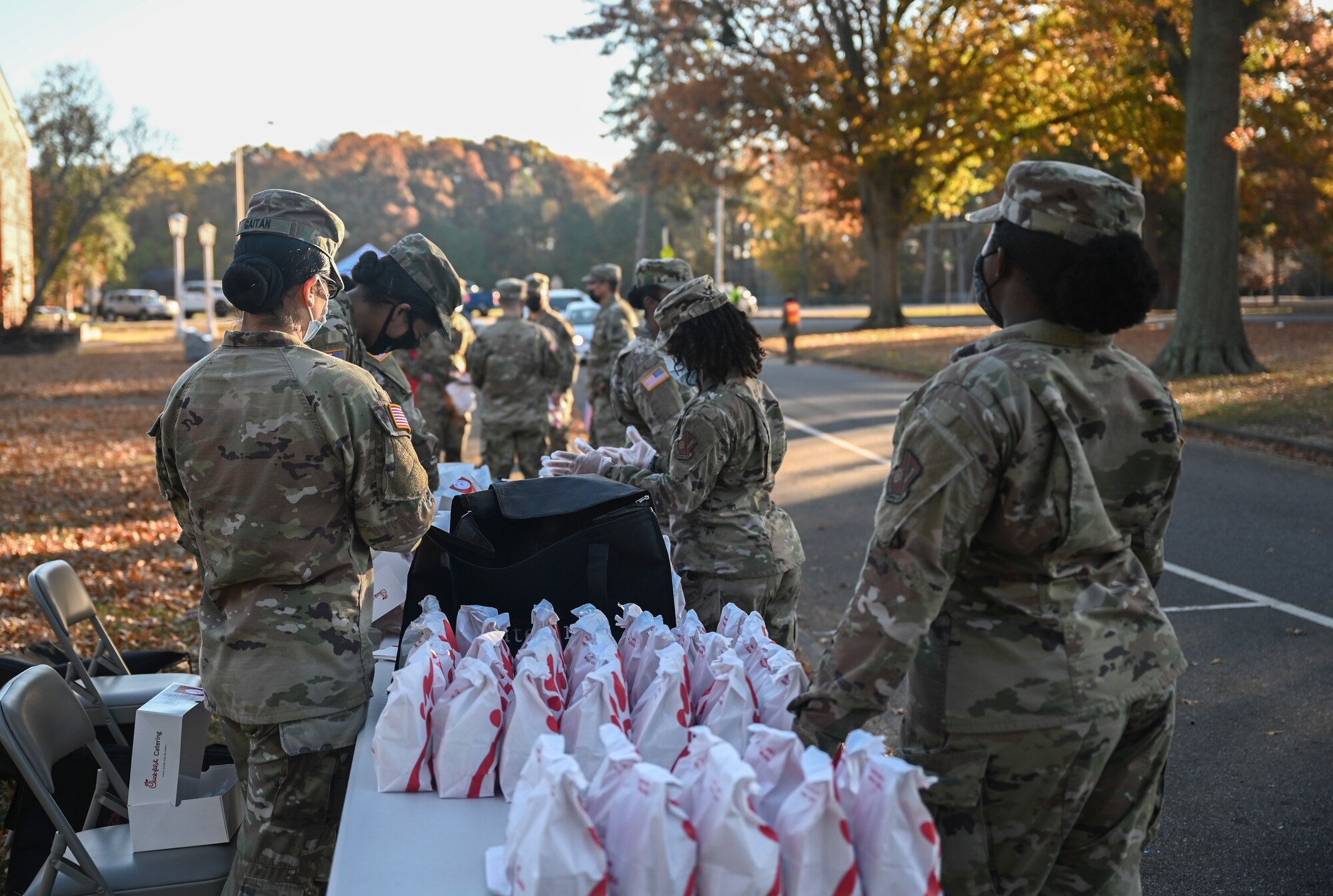 The Regimental Memorial Chapel hosts Thanksgiving drive-thru event