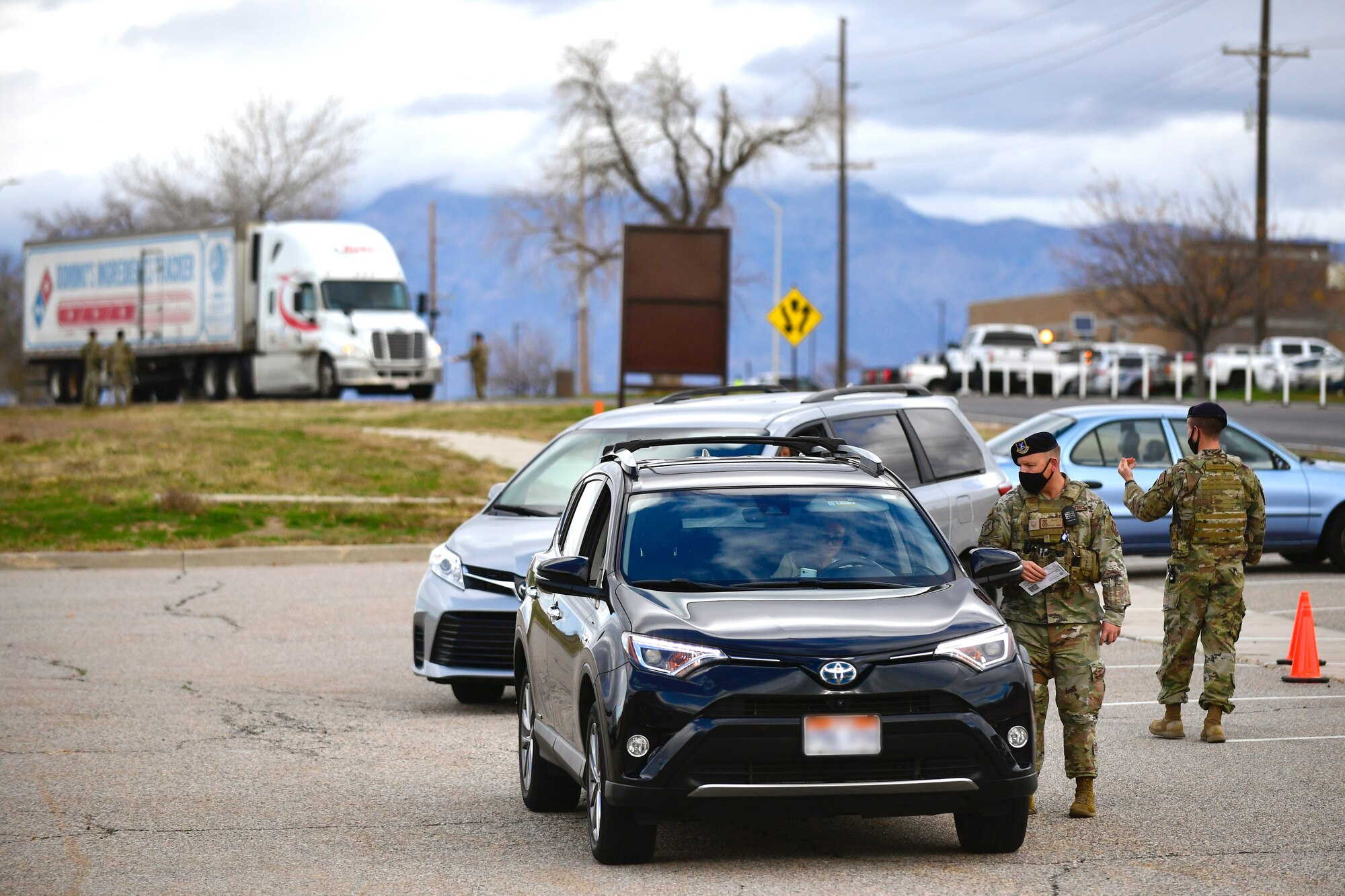Motorists are issued warnings and citations.