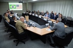 U.S. Army Gen. Laura Richardson commander of U.S. Southern Command, meets with Brazilian Defense Minister Walter Braga Netto.