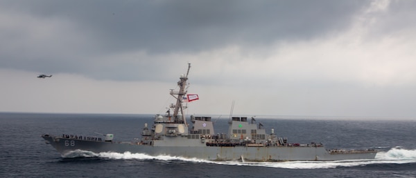 After nearly 13 months of training alongside the United Kingdom's Carrier Strike Group 21, USS The Sullivans (DDG 68) detached from the Strike Group in the Arabian Sea on October 19th, 2021.