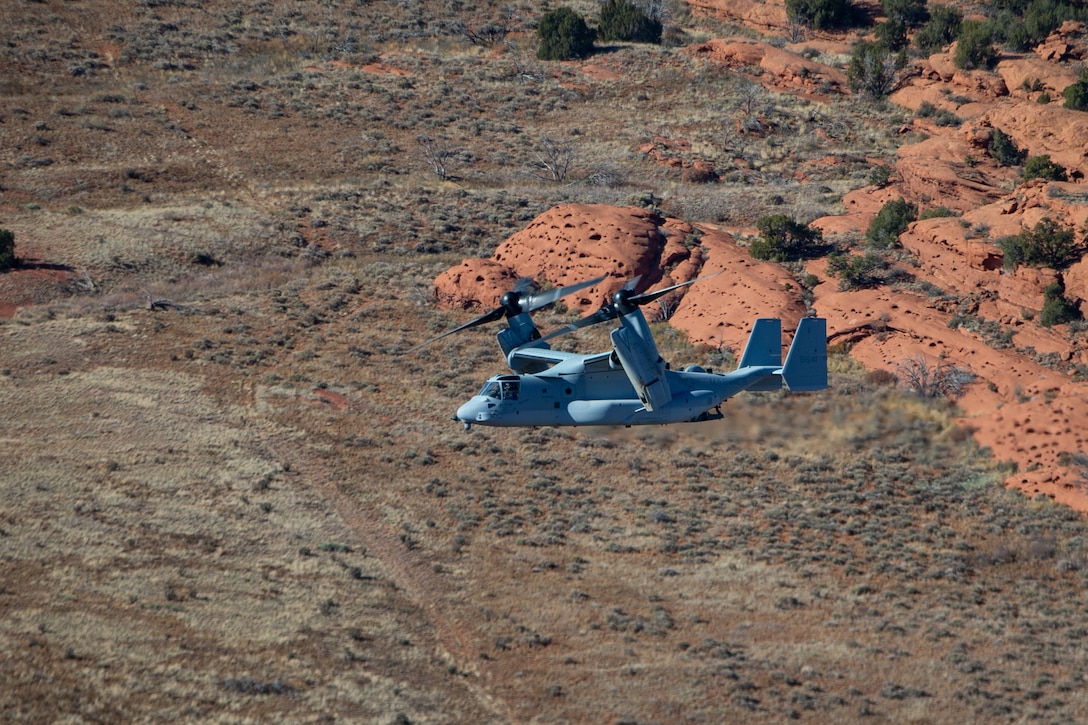 Marines with VMM-266 trained in a cold-weather, high-altitude environment to increase proficiency in expeditionary advanced basing operations (EABO). VMM-266 is a subordinate unit of 2nd Marine Aircraft Wing, the aviation combat element of II Marine Expeditionary Force. (U.S. Marine Corps photo by Lance Cpl. Elias E. Pimentel III)