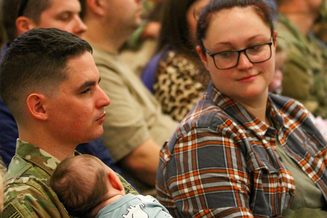 Departure ceremony held for Kentucky Infantry company deploying to Horn of Africa with Virginia National Guard