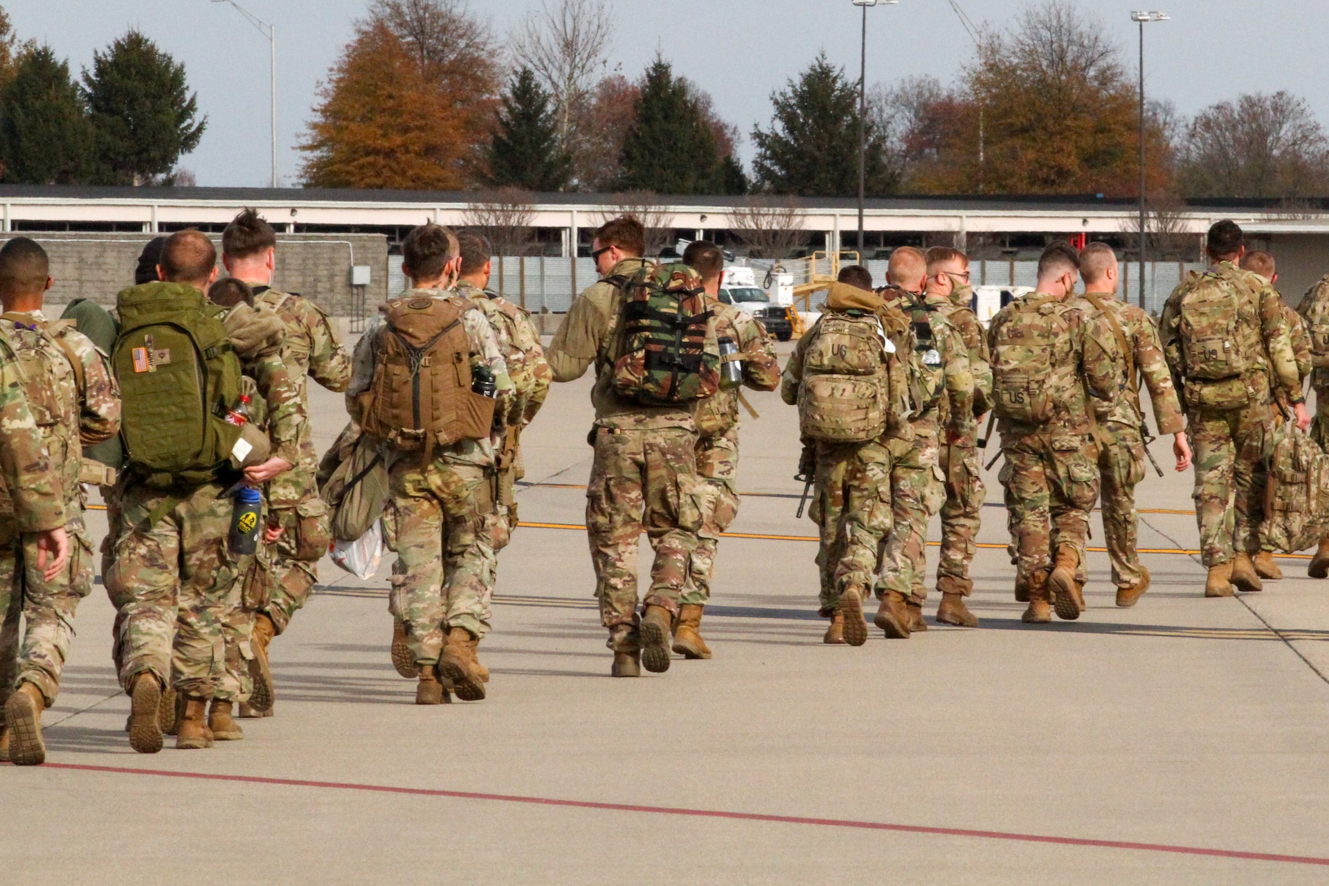 Departure ceremony held for Kentucky Infantry company deploying to Horn of Africa with Virginia National Guard