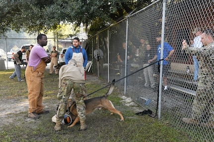 The Green Dog Seminar is the first shared practices seminar of its kind in the Department of Defense and hopes to give handlers more tools and techniques for future use.