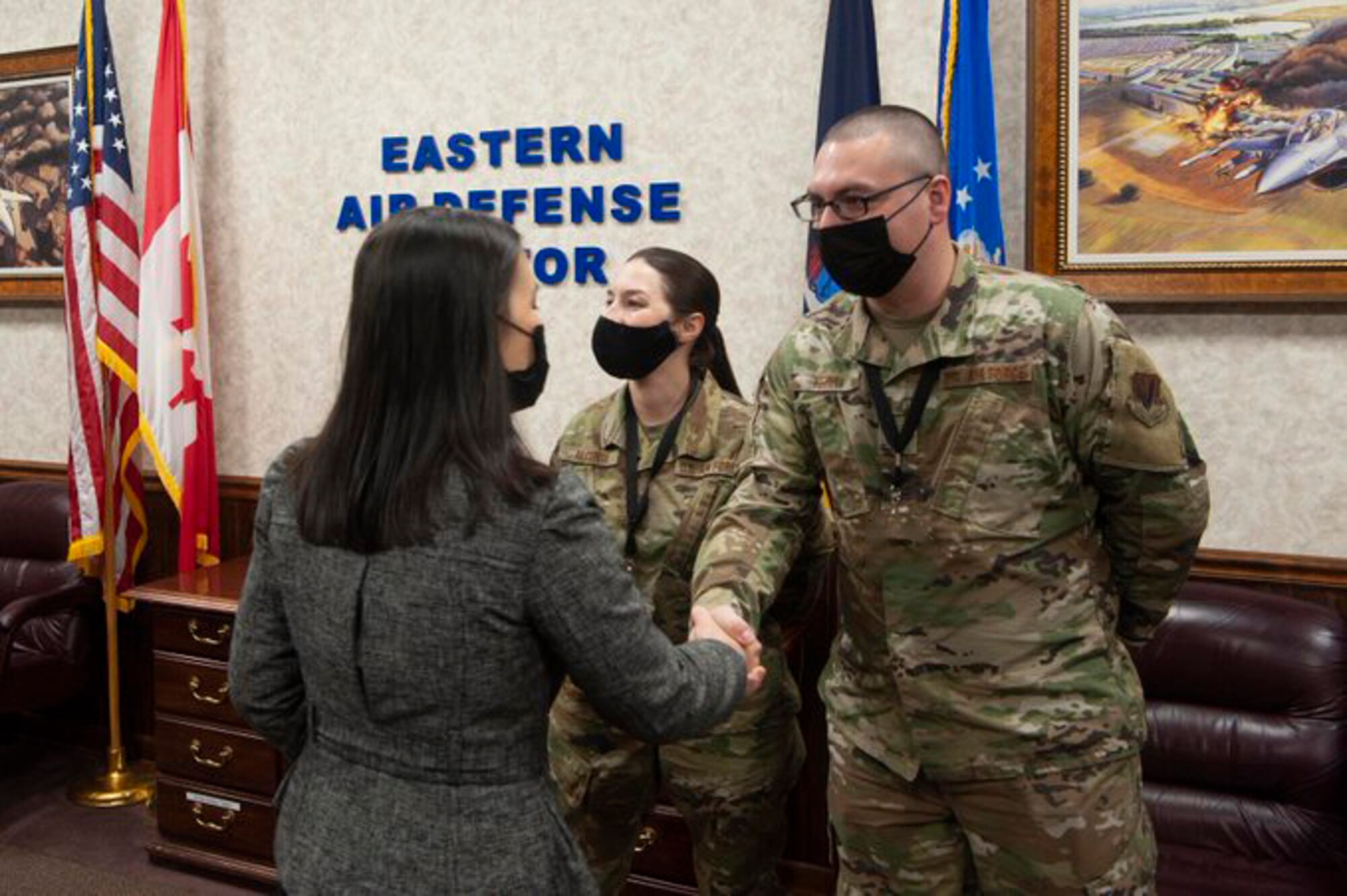 Under Secretary Gina Ortiz Jones recognizes EADS Airmen