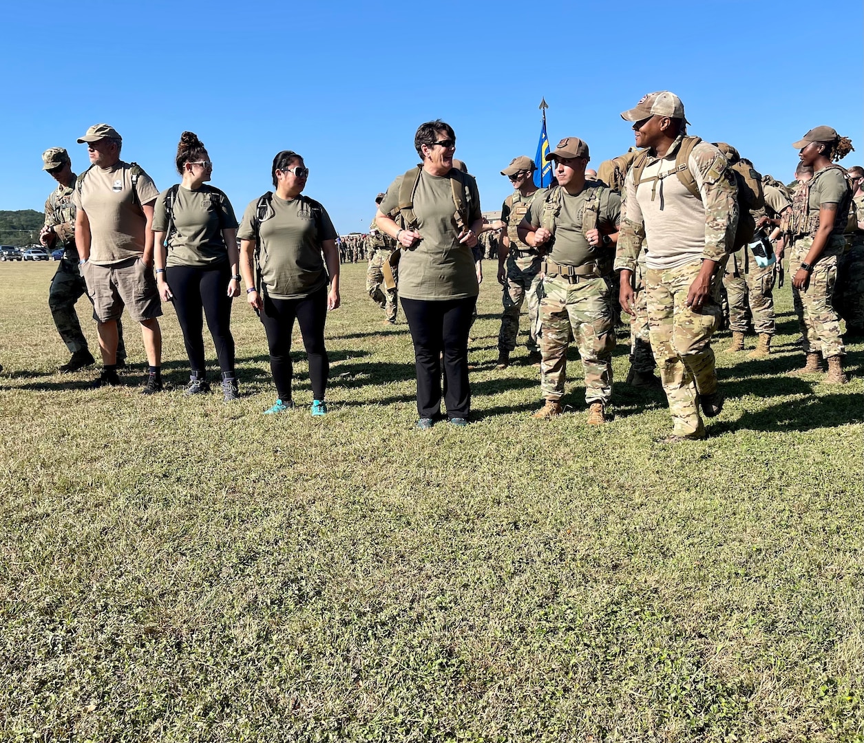 Family members pay tribute to their fallen defender