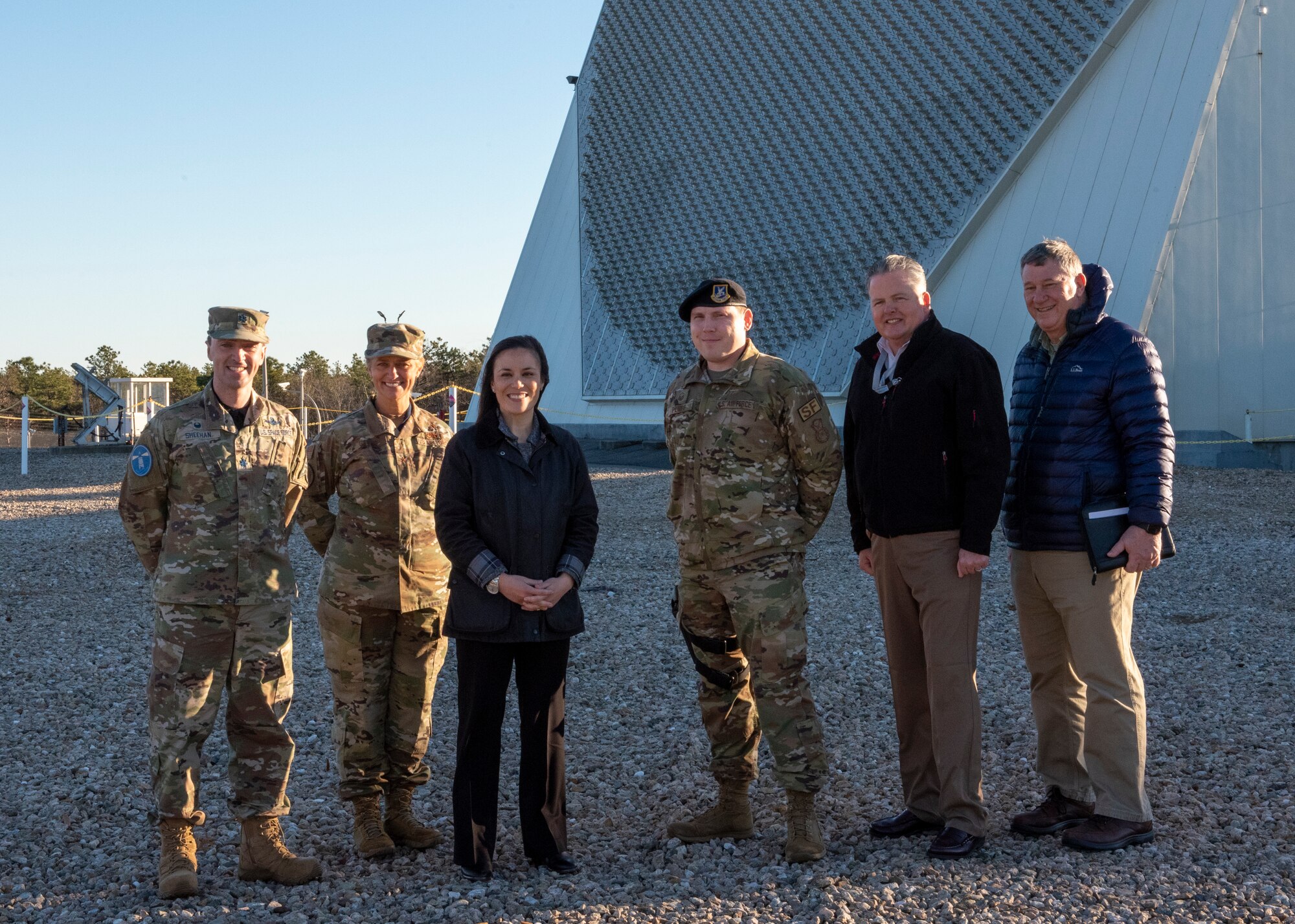The Honorable Gina Ortiz Jones, Under Secretary of the Air Force, recently visited Joint Base Cape Cod,Mass., on November 24, 2021. During her visit, Jones toured operations at the 6th Space Warning Squadron on Cape Cod Space Force Station. (U.S. Air National Guard photo by Airman 1st Class Francesca Skridulis)