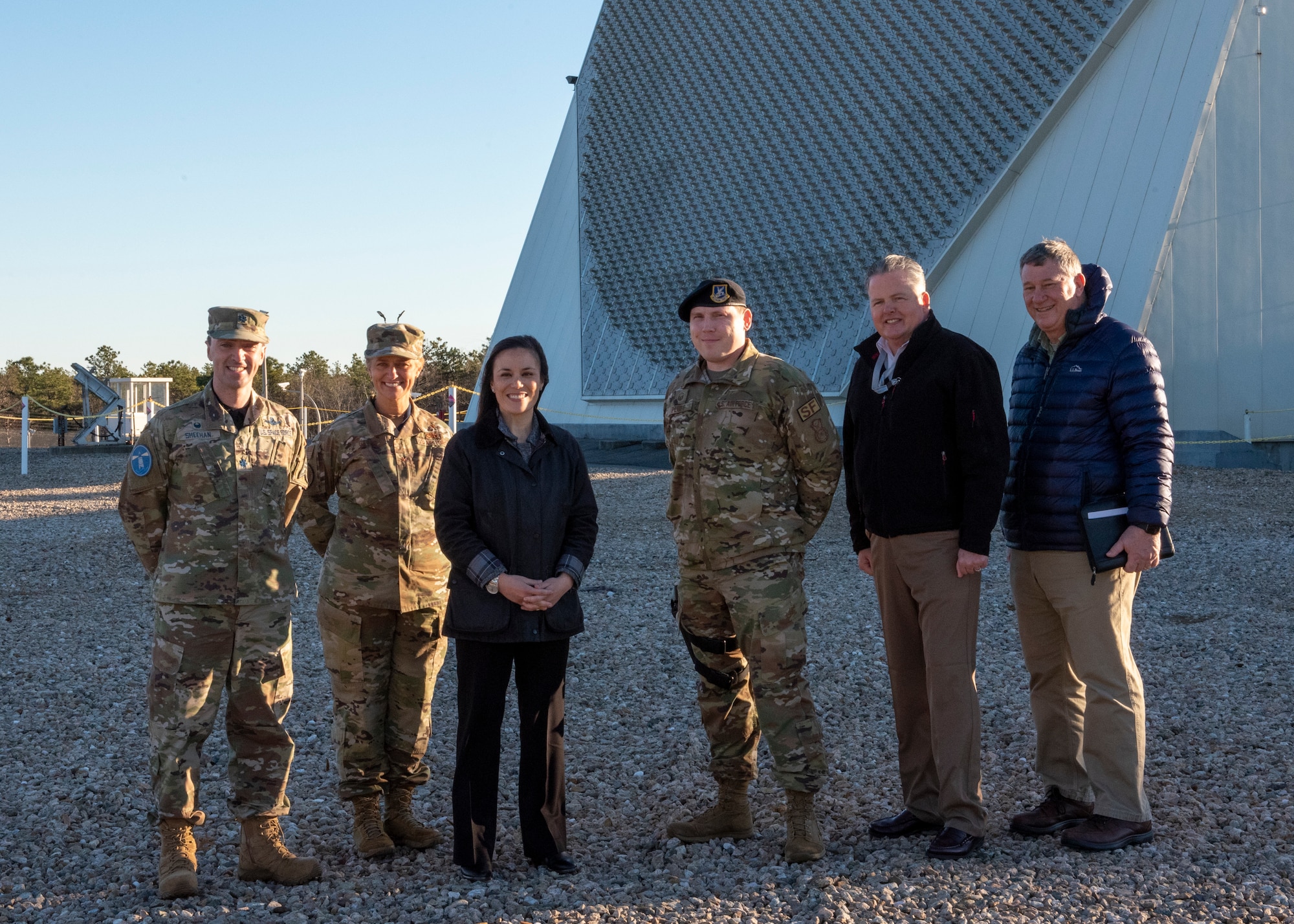 The Honorable Gina Ortiz Jones, Under Secretary of the Air Force, recently visited Joint Base Cape Cod,Mass., on November 24, 2021. During her visit, Jones toured operations at the 6th Space Warning Squadron on Cape Cod Space Force Station. (U.S. Air National Guard photo by Airman 1st Class Francesca Skridulis)