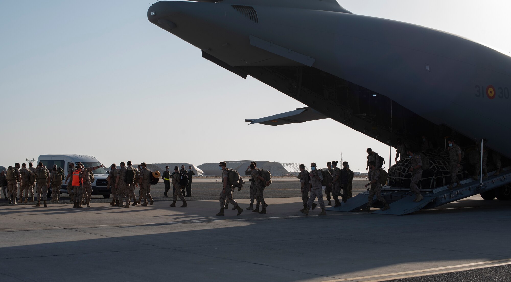 Spanish Air Force Transits through ASAB
