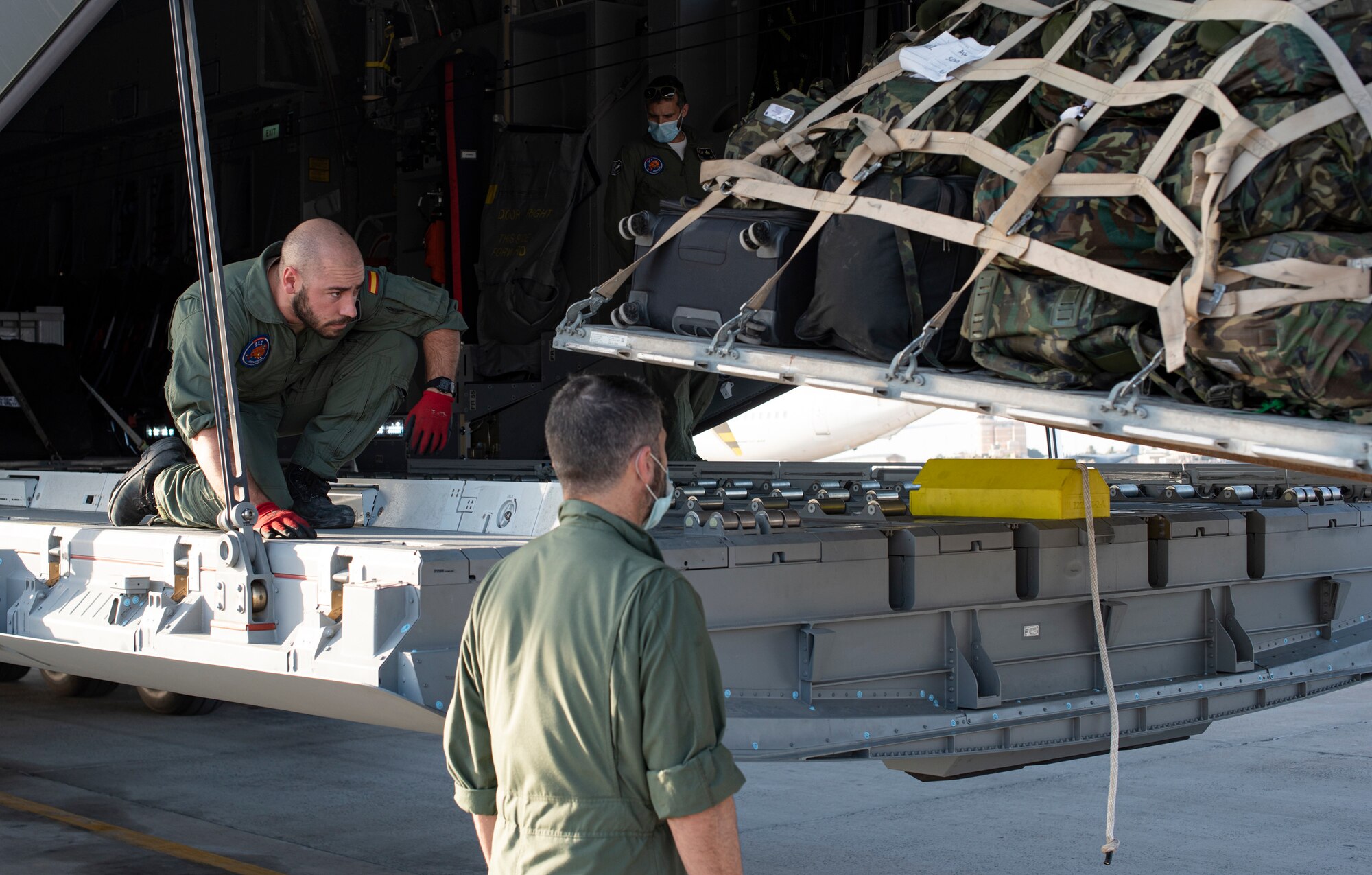 Spanish Air Force Transits through ASAB