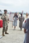 Col. Aristotle Vaseliades, commander, Bayne-Jones Army Community Hospital discusses the importance of the memorandum of agreement between the military treatment facility and the American Red Cross