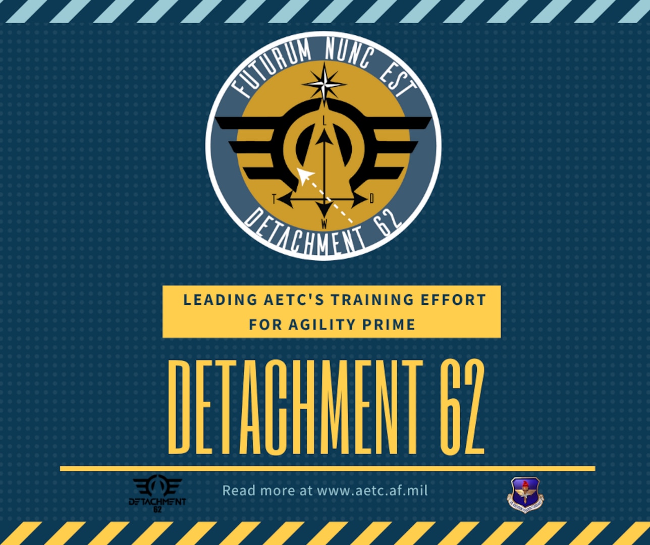 AETC’s Detachment 62 leading Agility Prime’s training effort
