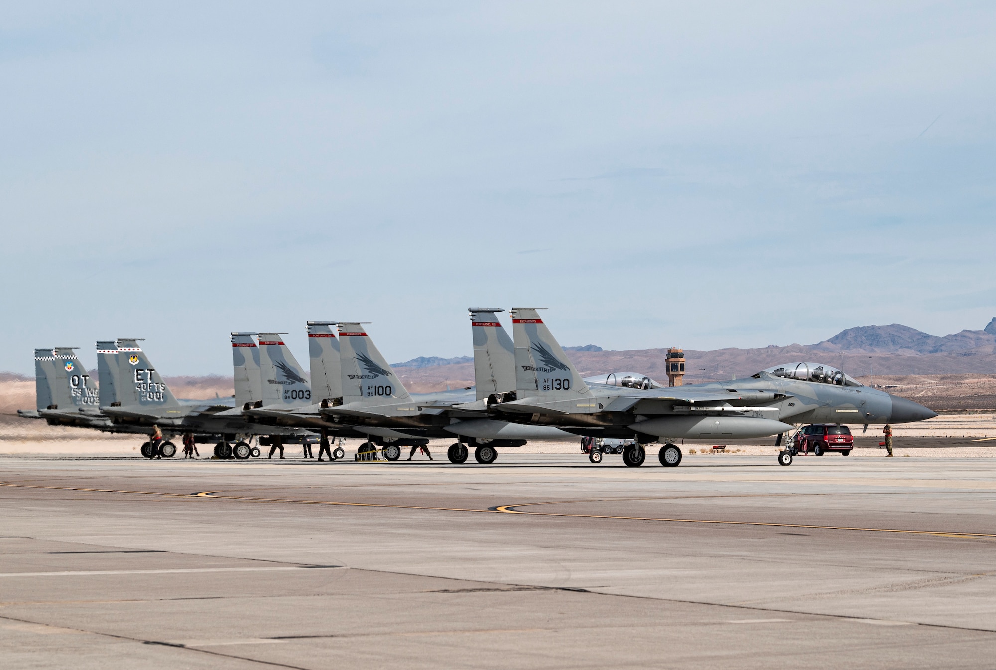 142nd Airmen train on Eagle II at Nellis AFB