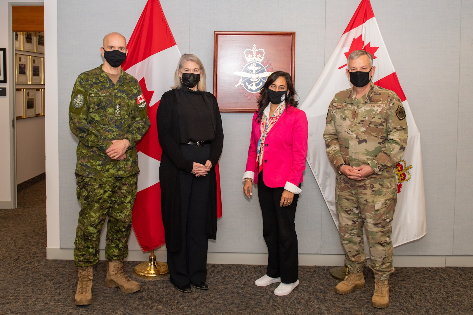 General Glen VanHerck, Commander, North American Aerospace Defense Command (NORAD) and United States Northern Command, visited National Defence Headquarters in Ottawa, on November 29 and 30.