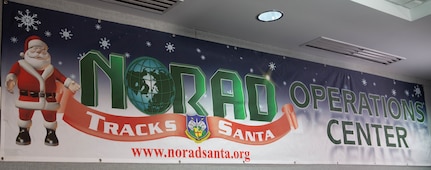 Stock photo of the NORAD Tracks Santa Operations Center, Peterson Air Force Base, Colorado, 23 December 2020.