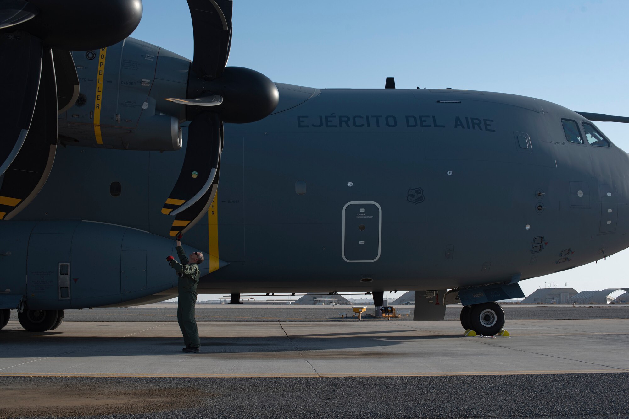 Spanish Air Force Transits through ASAB