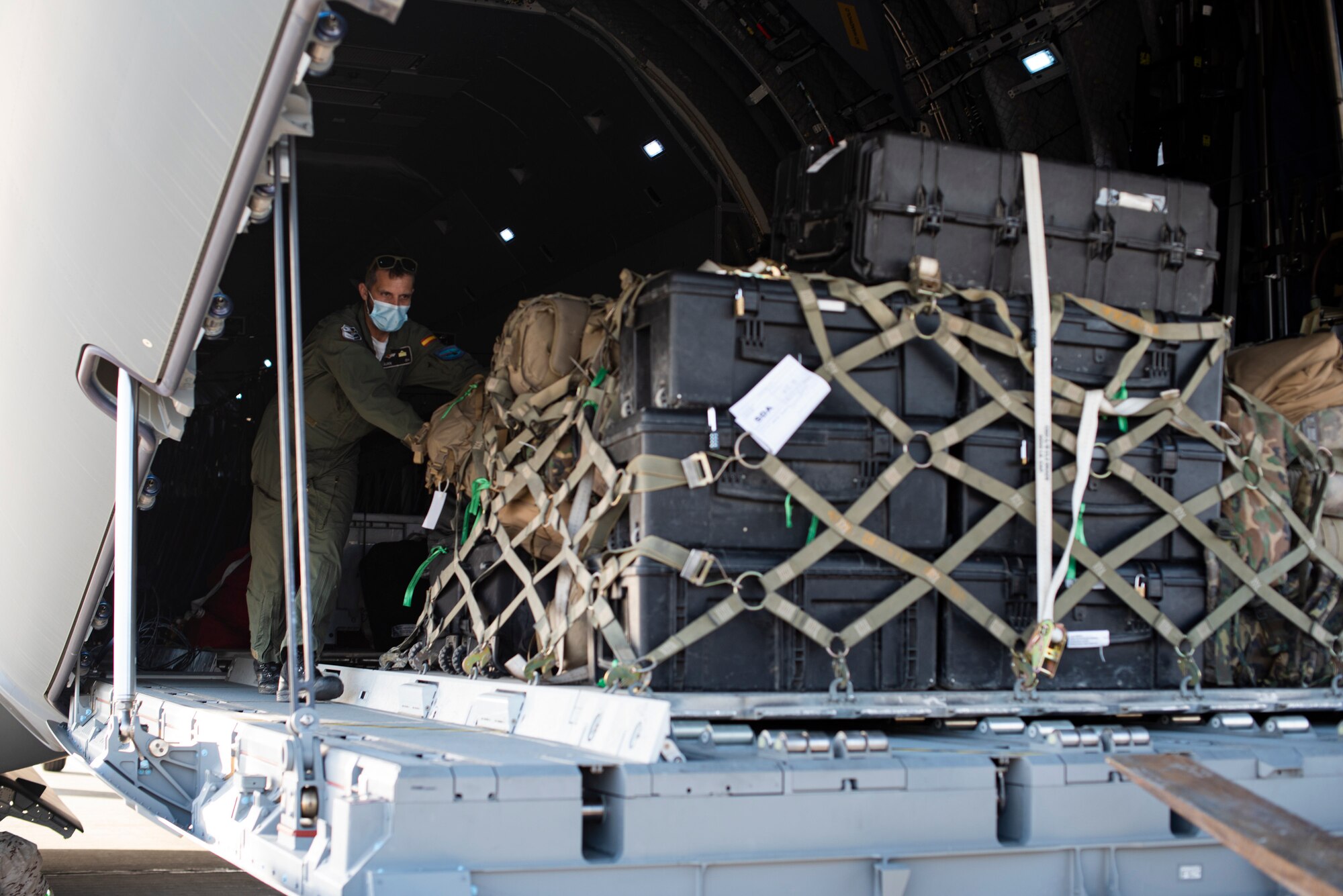 Spanish Air Force Transits through ASAB