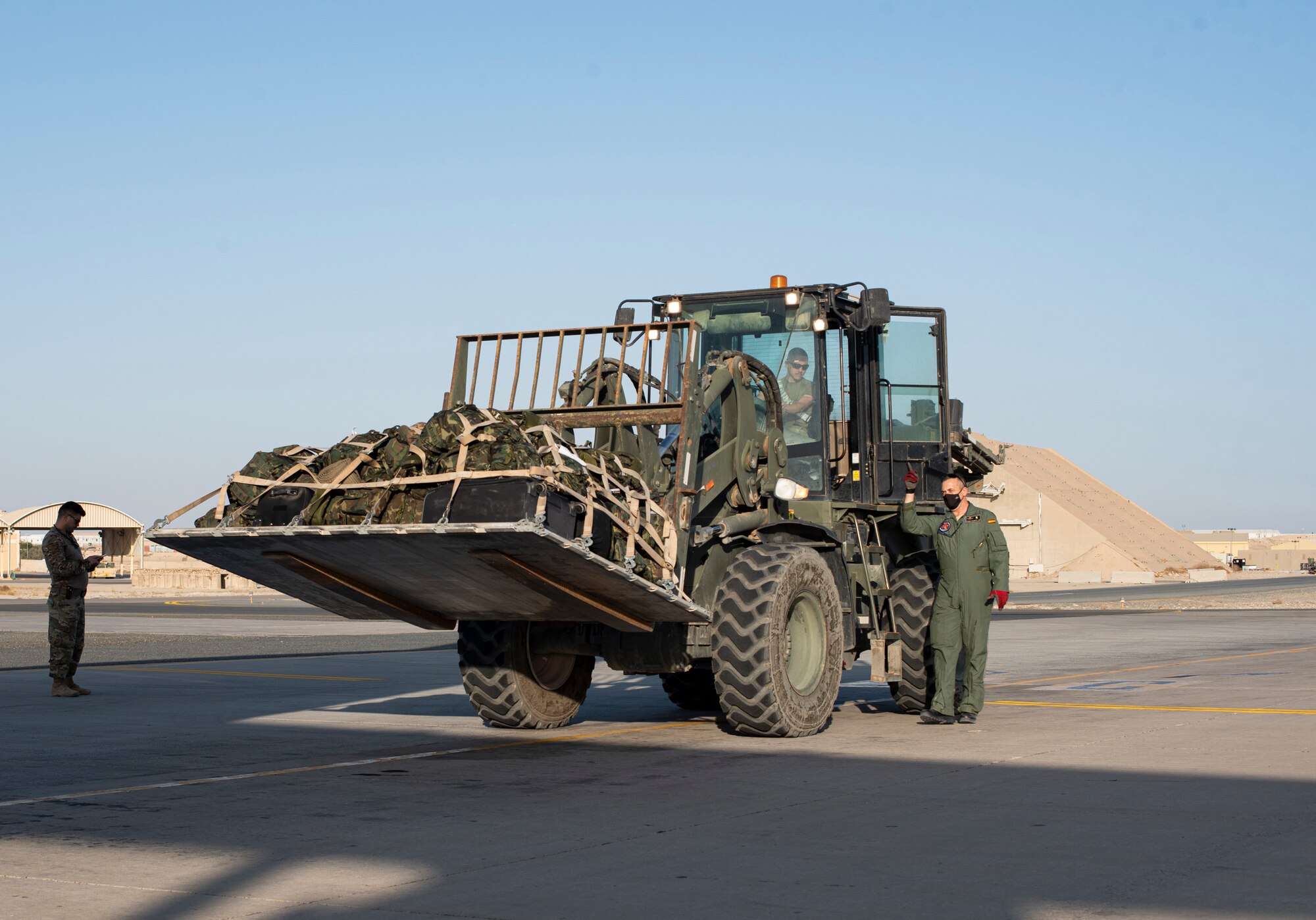 Spanish Air Force Transits through ASAB