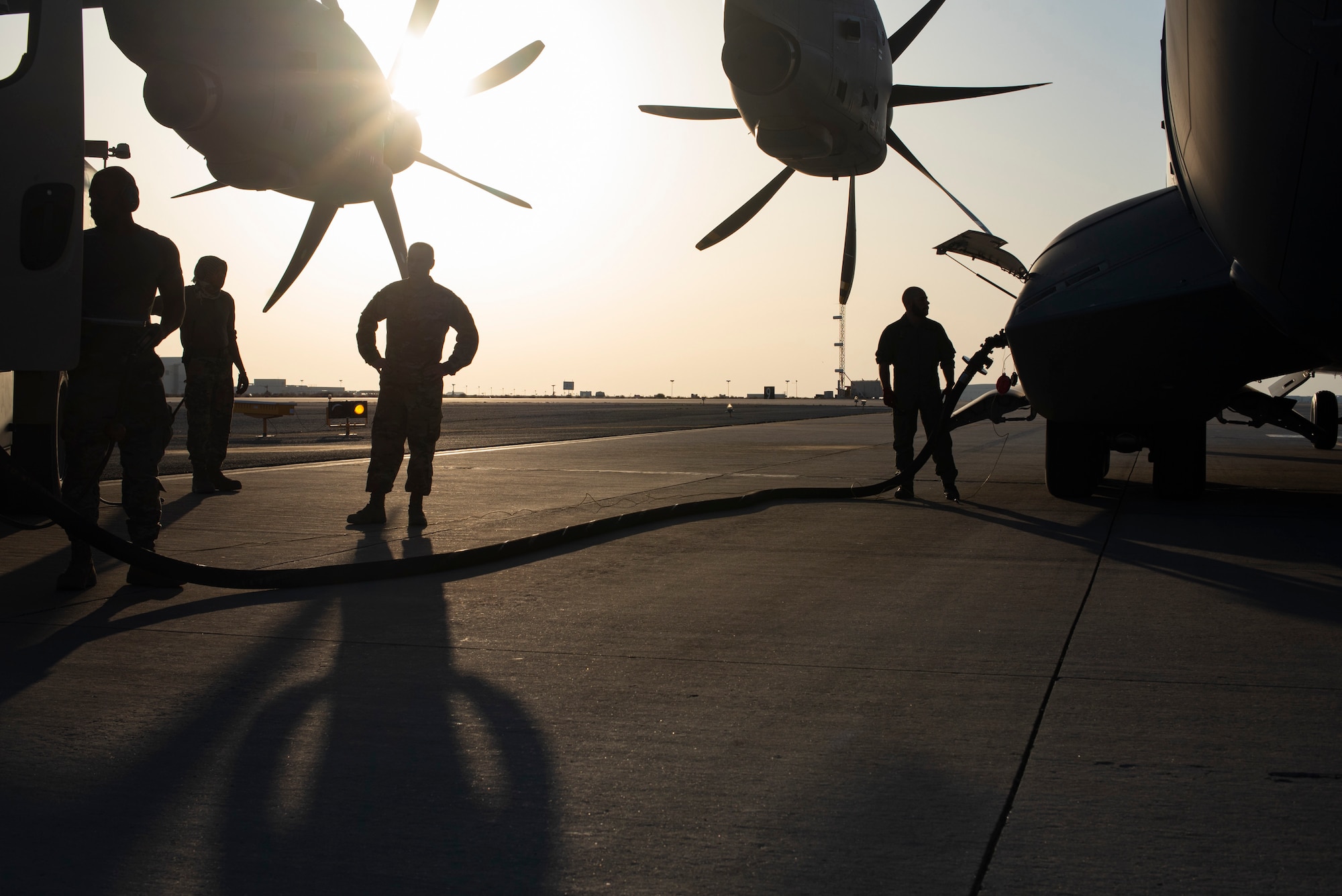 Spanish Air Force Transits through ASAB