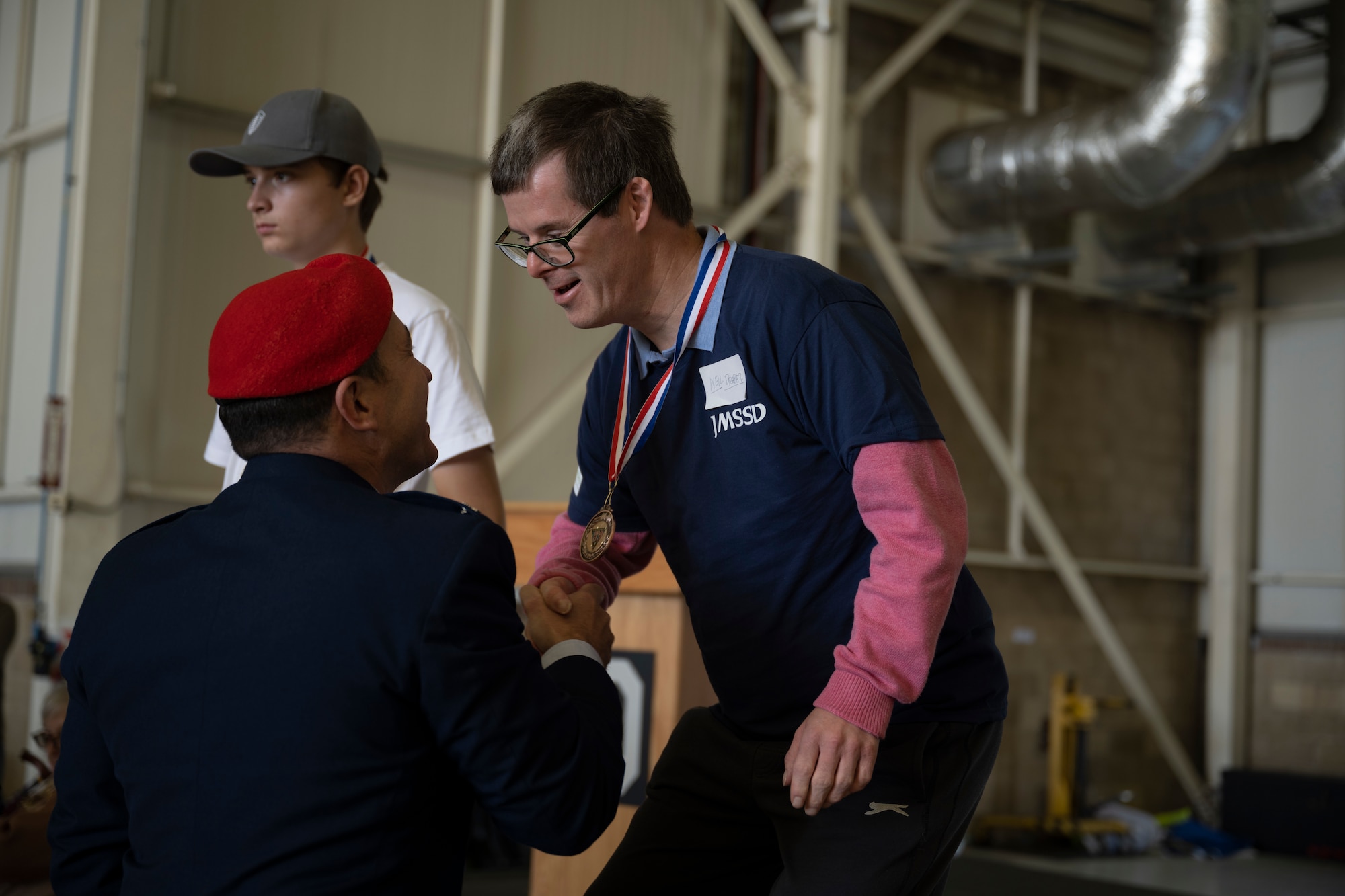 Team Mildenhall hosted the 39th annual JMSSD athletic event to provide an opportunity for athletes from across the Midlands to experience the rewards of friendly competition.