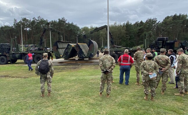 21st TSC command team visits 405th AFSB’s Belgium, Netherlands APS-2 sites, Brunssum