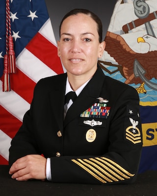 Command Master Chief Nicole Rios. (U.S. Navy photo by Commander, Navy Reserve Force Public Affairs)