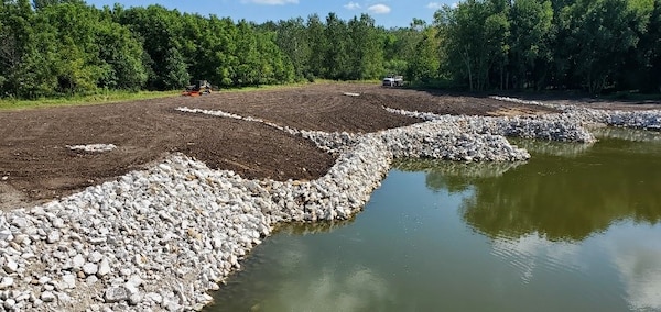 Wagonseller Road Bridge completed project, Tazewell County IL.