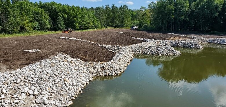 Wagonseller Road Bridge completed project, Tazewell County IL.