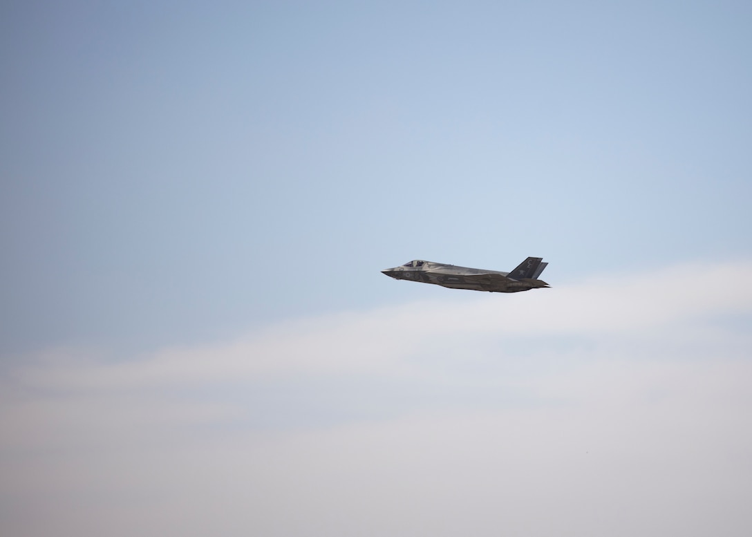 Marine Fighter Attack Squadron (VMFA) 225 conducts their first flight operations in an F-35B Lightning II on Marine Corps Air Station Yuma, Ariz., September 25, 2021. VMFA-225 participated in their first flight as an F-35B squadron.