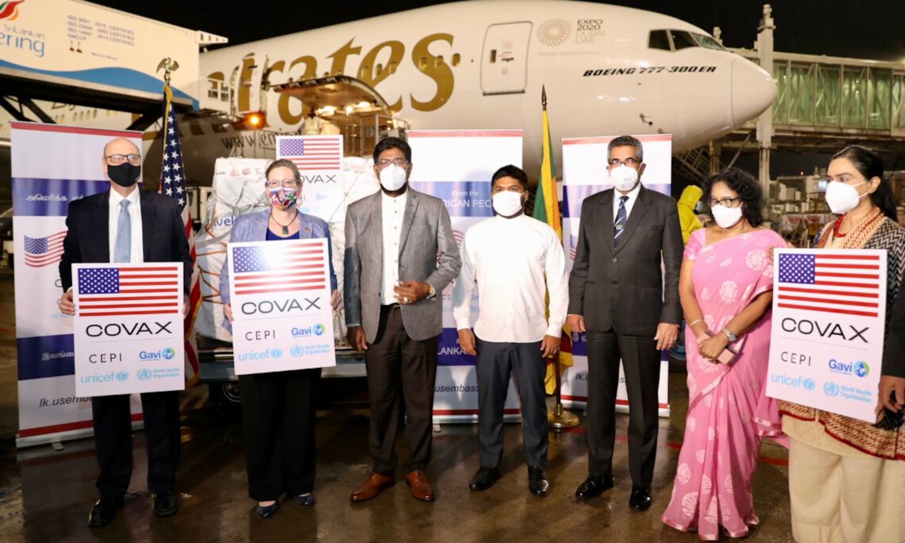 U.S. donates nearly 800,000 Pfizer-BioNTech vaccines to Sri Lanka.