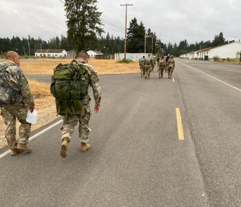 U.S. Army Reserve Soldiers from the 361st Tactical Psychological Operations Company, based in Bothell, Wash., and the 12th Psychological Operations Battalion, headquartered in Mountain View, Calif., conduct tactical psychological operations, Army Combat Fitness Testing (ACFT), and collective training Aug. 14 – 23, 2021, Joint Base Lewis McChord, Wash. The exercise was part of the unit’s annual training, focusing on preparing the unit to operate in a multi-domain, hybrid-threat environment.