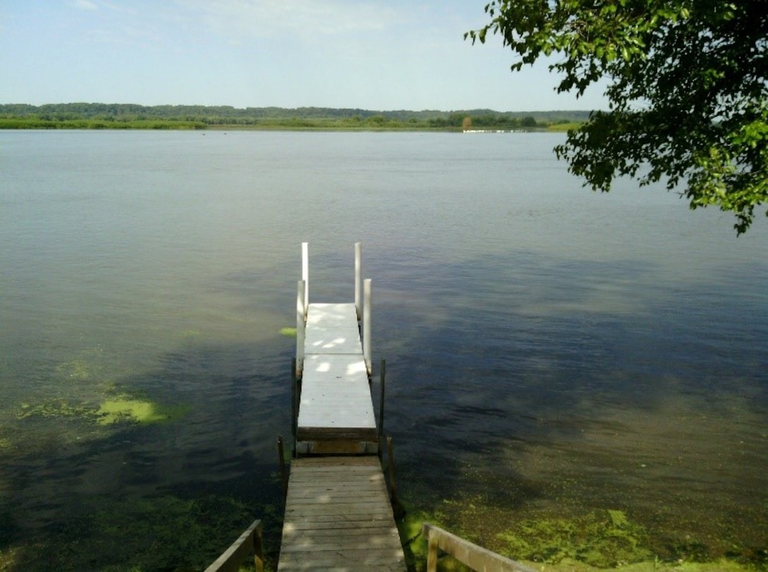 Permitted Dock within Limited Development Area 
in Pool 13, Thomson, Illinois