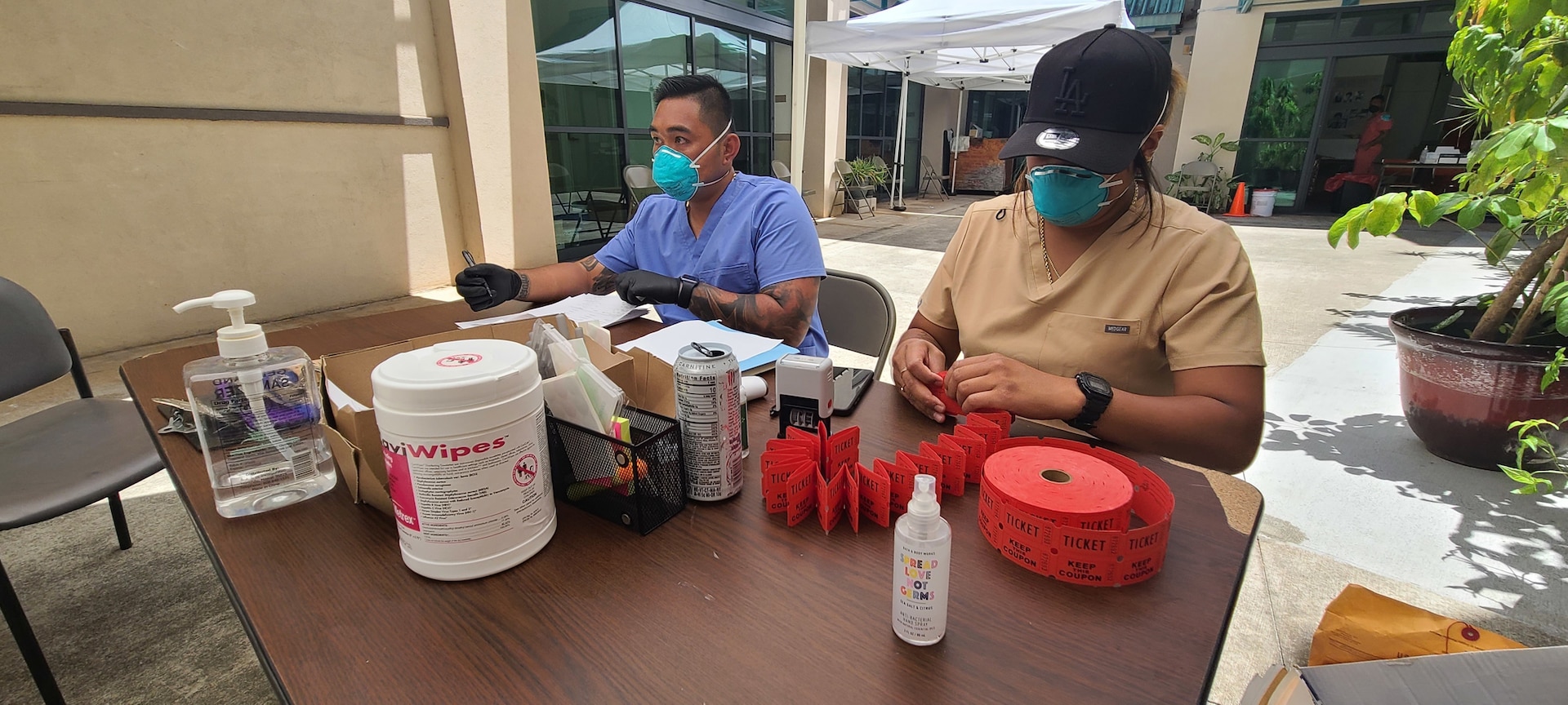 Hawaii National Guard COVID Test in Historic District of Honolulu > U.S
