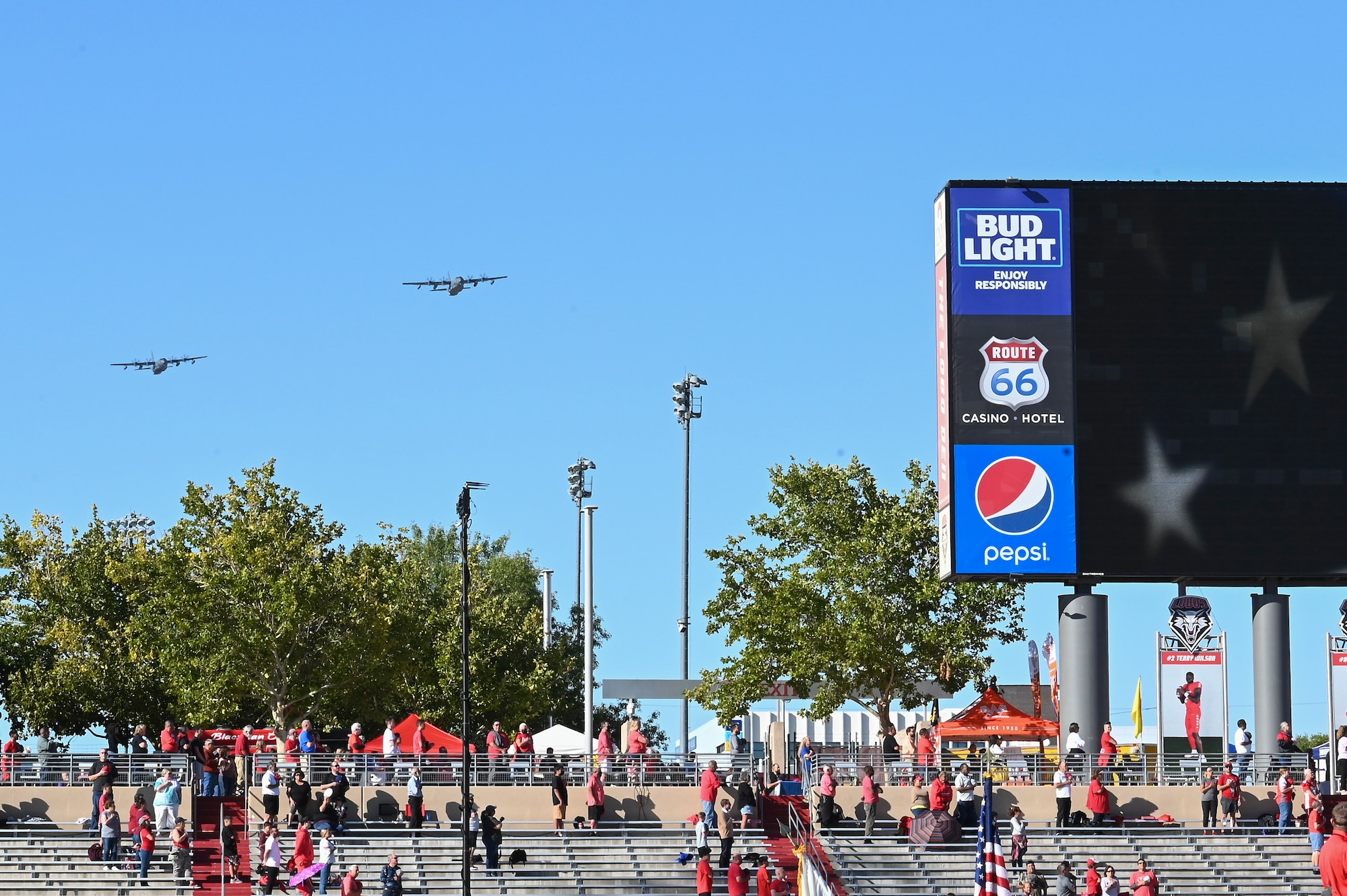 AFA vs. UNM football flyover