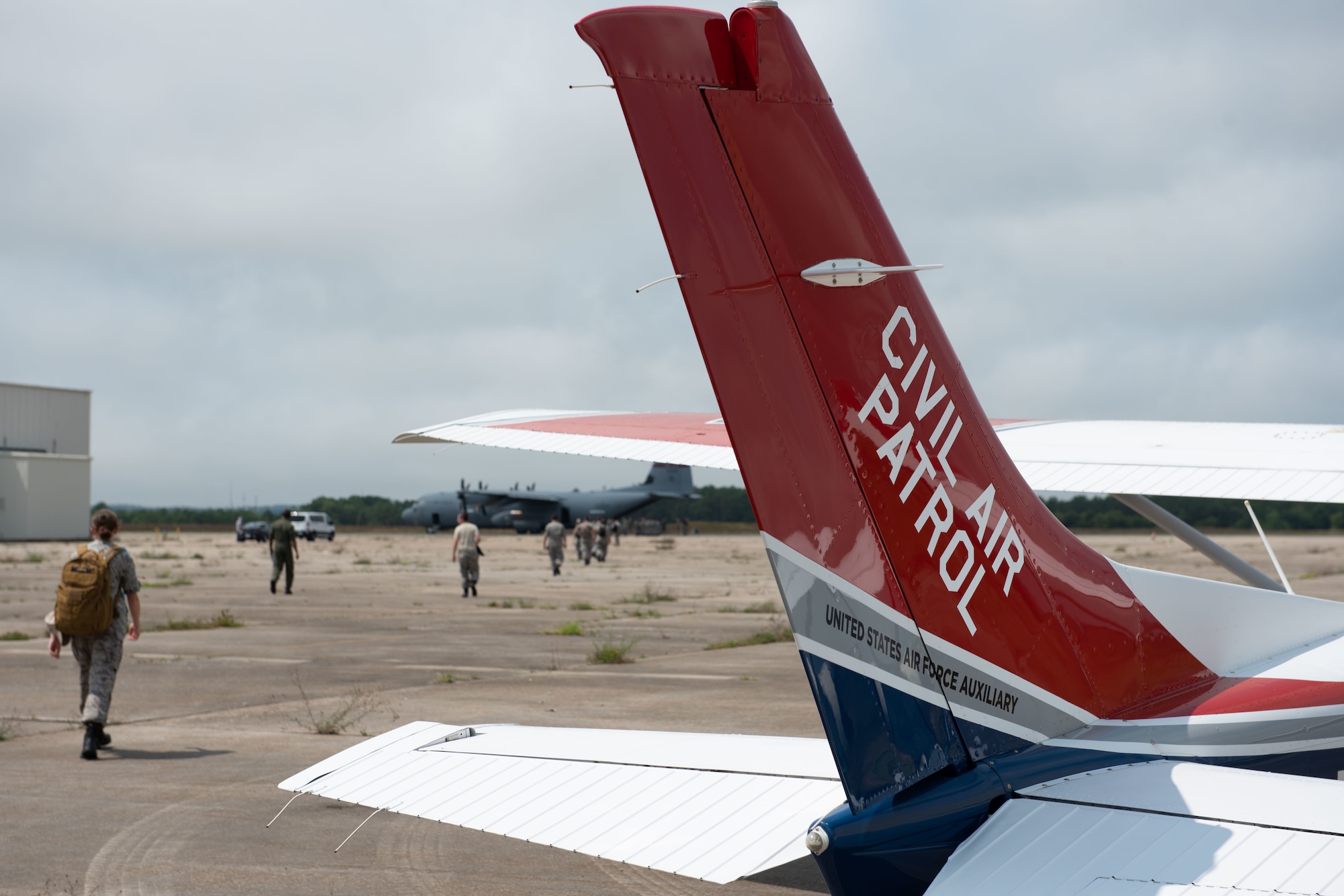 Civil Air Patrol cadets participate in the 2021 Massachusetts Wing Encampment on Joint Base Cape Cod, Massachusetts, Aug. 10-16, 2021. Cadets toured a C-130 from the 143rd Airlift Wing, Rhode Island Air National Guard.