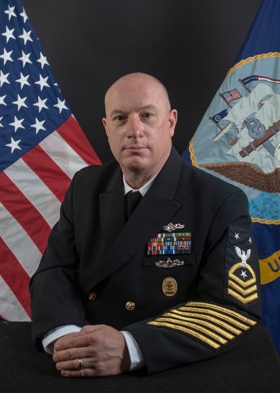 Command Master Chief, Naval Computer and Telecommunications Station (NCTS) Naples, Italy 
CMDCM(IW/SW/AW) Darin Vazquez