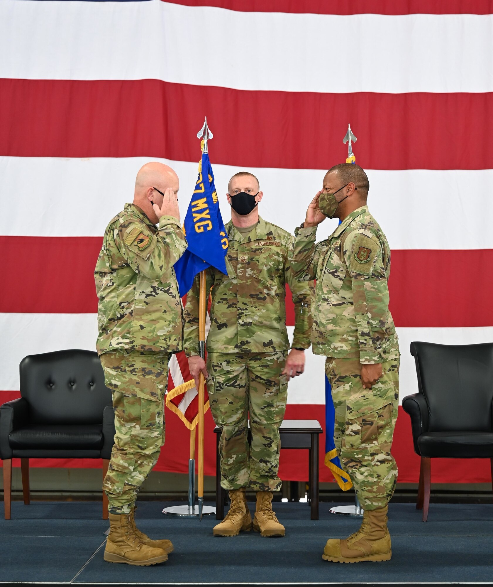 Change of command salute